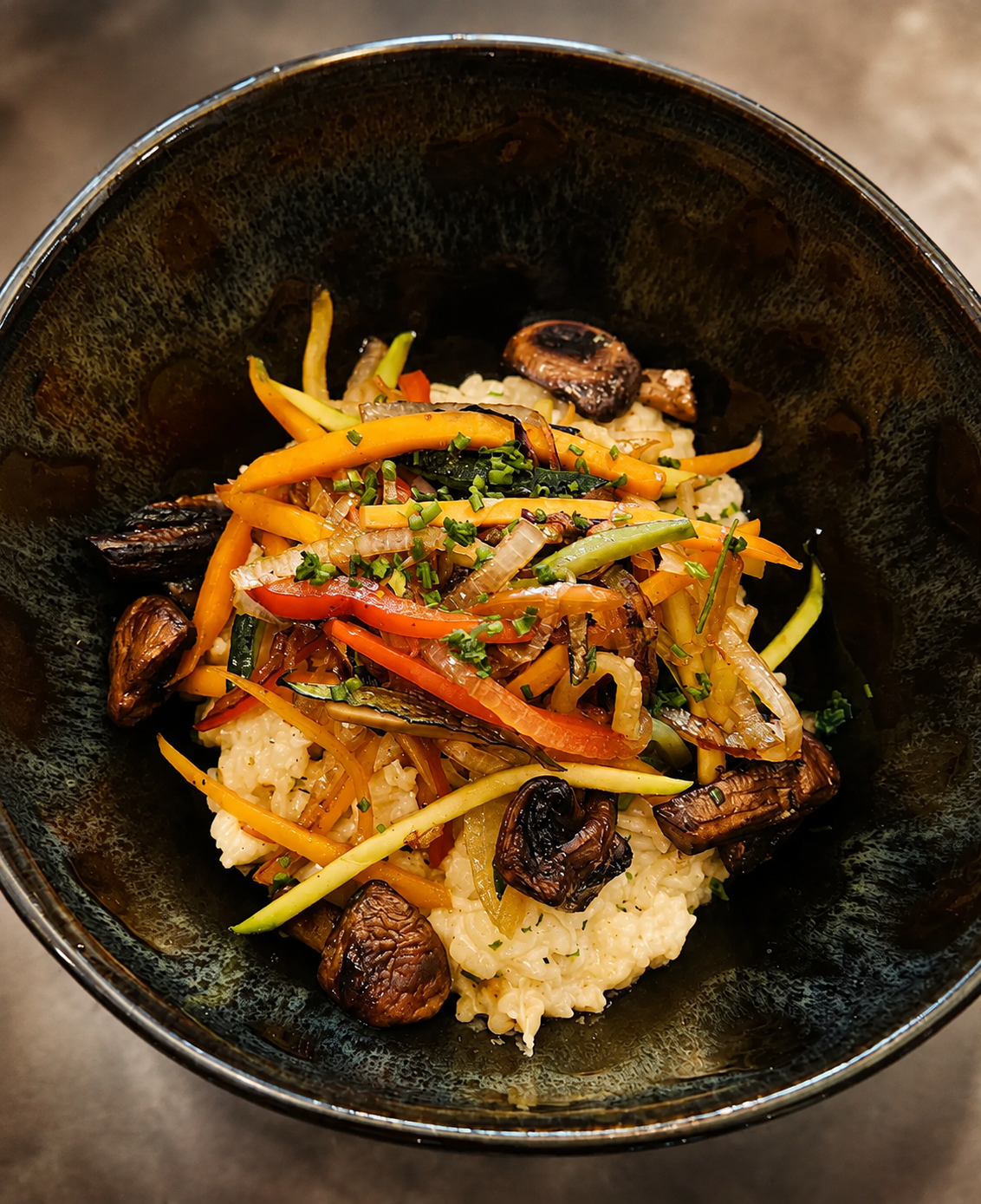 Risotto aux légumes de saison